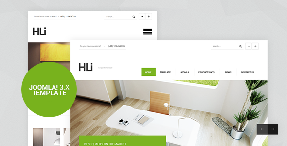 HLI, Responsive Corporate/Business Joomla! 3.9 Template