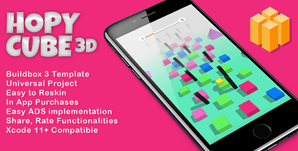 HOPYCUBE 3D - BUILDBOX 3 TEMPLATE