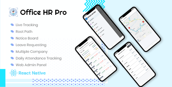 HR Pro (React Native Expo App + Web Admin Panel)