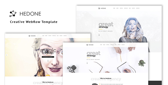 Hedone - Creative Webflow Template