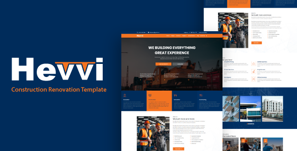 Hevvi - Construction Renovation HTML5 Template