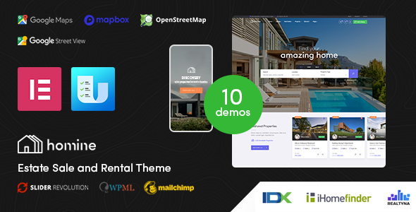 Homine – Real Estate WordPress Theme