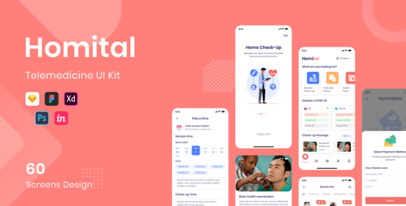 Homital - Telemedicine UI Kit