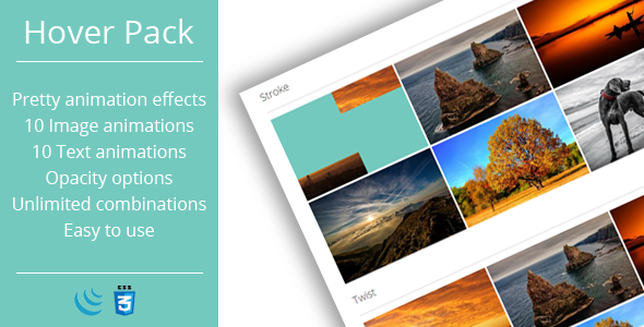 Hover Effects Pack - JavaScript Plugin