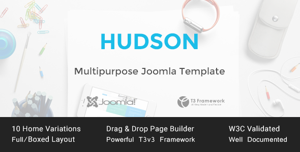 Hudson - Multipurpose Joomla Template