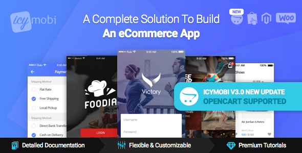 IcyMobi – All-in-one E-commerce App Solution