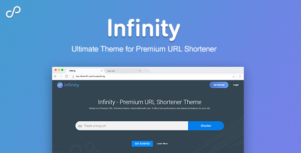 Infinity - Premium URL Shortener Theme