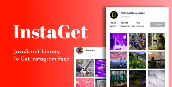 InstaGet - JavaScript Library for Instagram