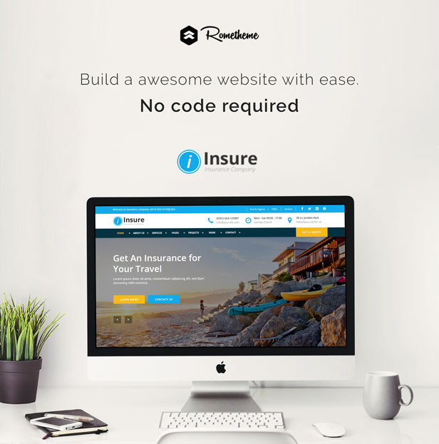 Insure - Insurance, Finance, & Business Muse Template - 7