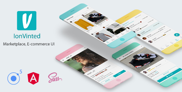IonVinted - Marketplace, E-commerce Template (ionic 5)