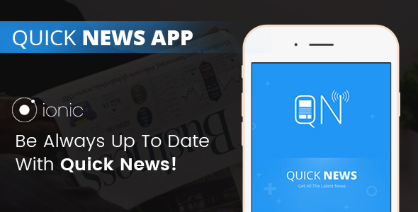 Ionic Quick News App