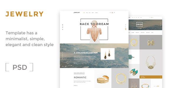 Jewelry- Ecommerce PSD Template