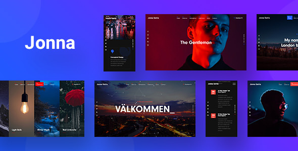 Jonna - Personal Portfolio Website Template