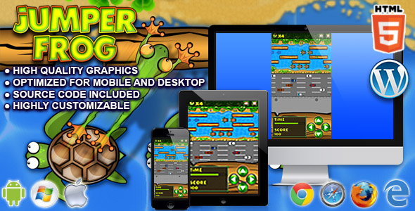 Jumper Frog - HTML5 Game