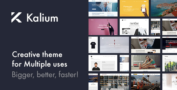 Kalium - Creative Theme for Professionals