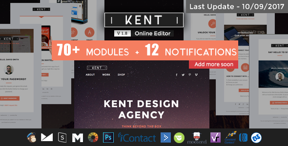 Kent - Responsive Email Set