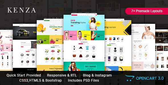 Kenza - Responsive Opencart 3 Theme