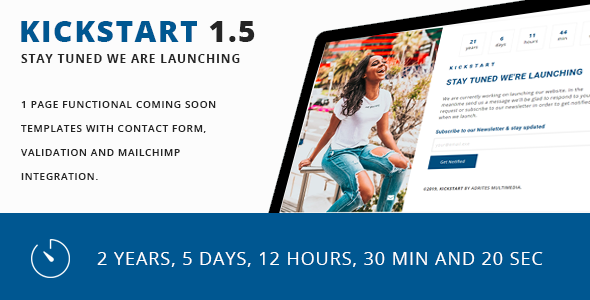 Kickstart - Pre-launch HTML Template