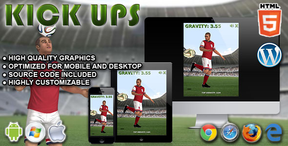 Kickups - HTML5 Game