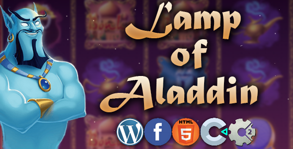 Lamp of Aladdin - slot machine 2020, html5 game