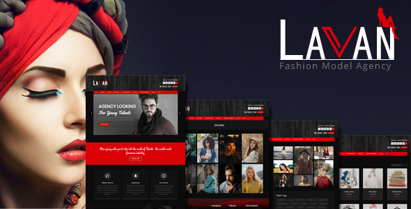 Lavan - Fashion Model Agency WordPress CMS Theme