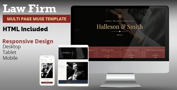 Law Firm Muse Template