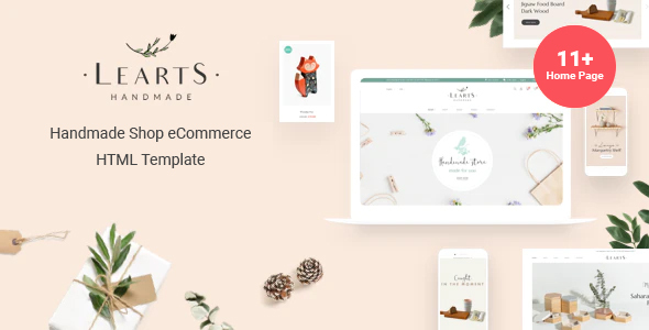 Learts - Handmade Shop eCommerce HTML Template