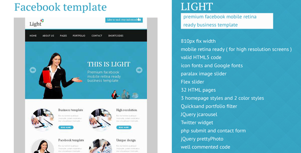 Light - Facebook Business High Resolution Template