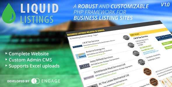 Liquid Listings PHP Business Directory