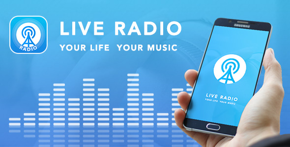 Live Radio with material design