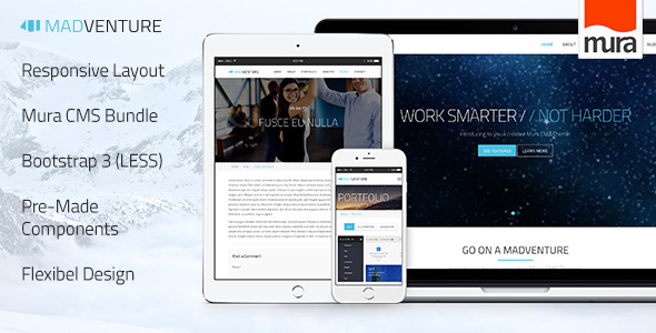 MadVenture - Creative Mura CMS Theme