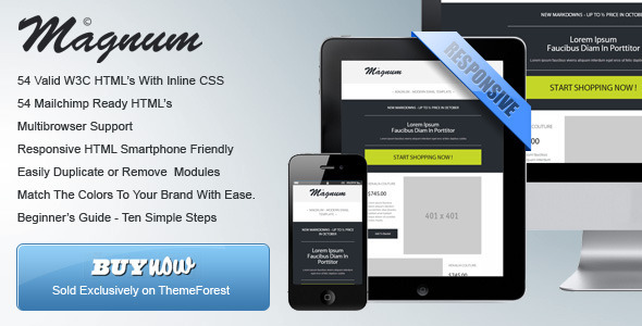Magnum - Responsive HTML Email Templates