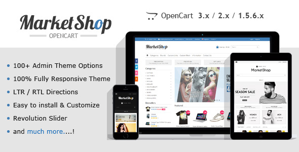 MarketShop - Multi-Purpose OpenCart Theme