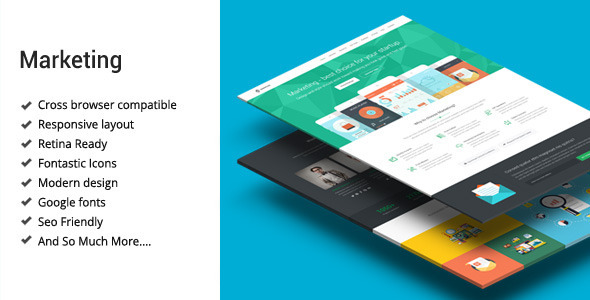 Marketing - Startup Landing Page Template