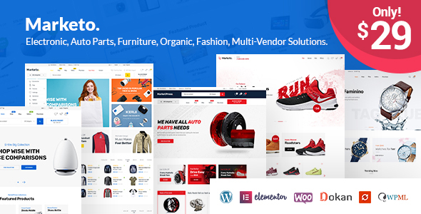 Marketo - eCommerce & Multivendor Marketplace Woocommerce WordPress Theme