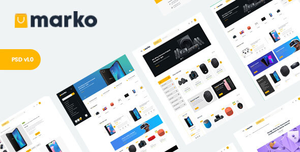 Marko - eCommerce PSD Template