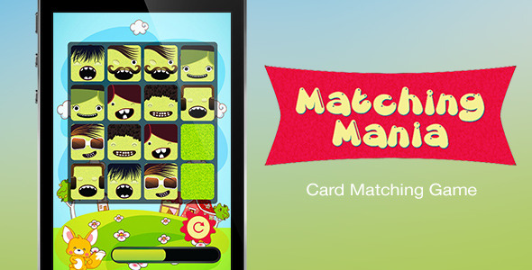 Matching Mania - Card Matching iOS Game