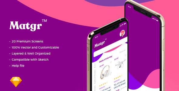 Matgr - E-Commerce Mobile App UI Kit