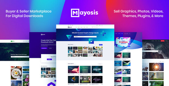 Mayosis - Digital Marketplace WordPress Theme