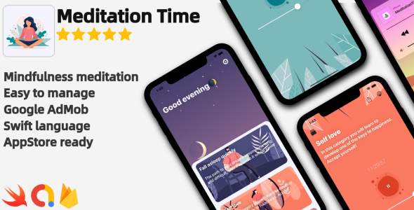 Meditation Time - Full iOS Application