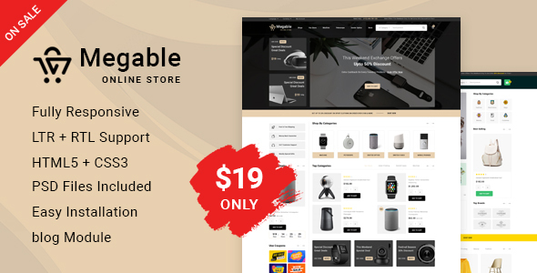 Megable Multipurpose - Responsive Opencart 3.0 Theme