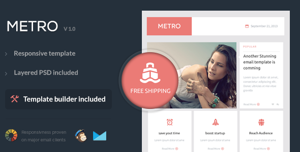 MetroMail - Responsive Email Template