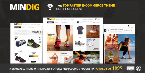 Mindig: a Flat & Multipurpose Ecommerce Theme