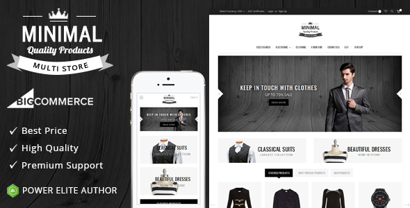 Minimal - Multipurpose Stencil BigCommerce Theme