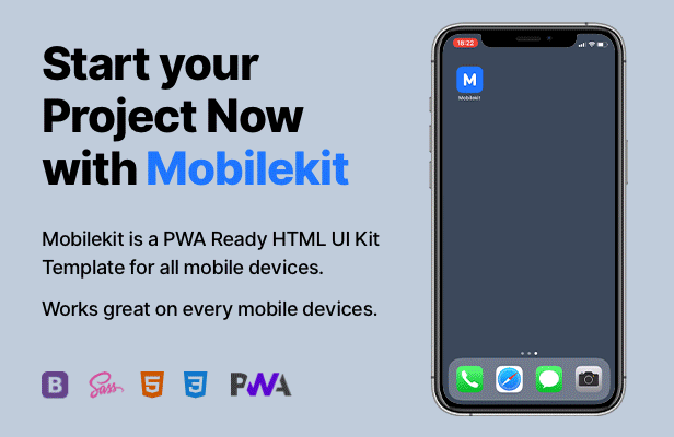 pwa mobile template