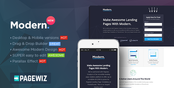 Modern - Multipurpose Pagewiz Template