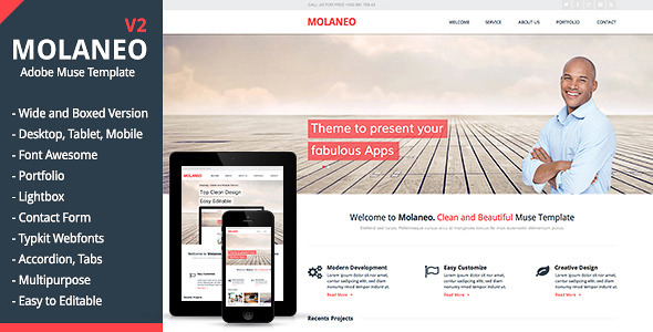 Molaneo - Multi-Purpose Muse Theme