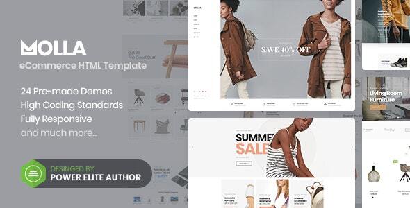 Molla - eCommerce HTML5 Template