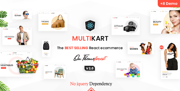 Multikart - Responsive React eCommerce Template