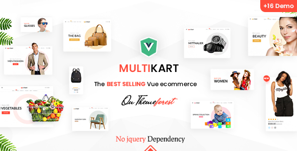 Multikart - Responsive Vuejs eCommerce Template